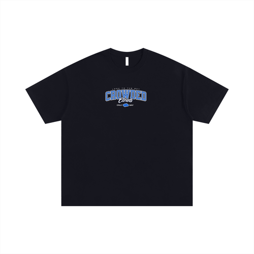 Crowded Clouds Angel Logo Black Tee